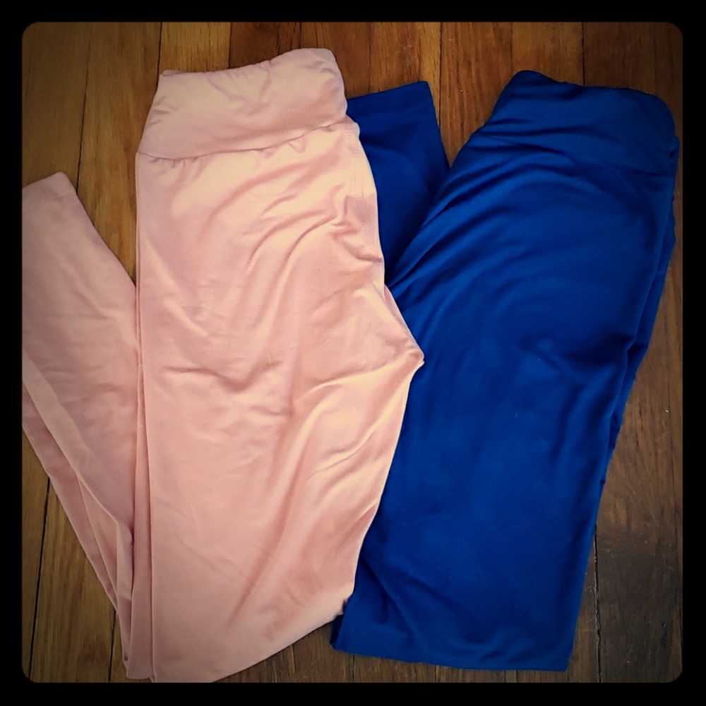 Bundle of 2 Solid LLR OS Leggings
